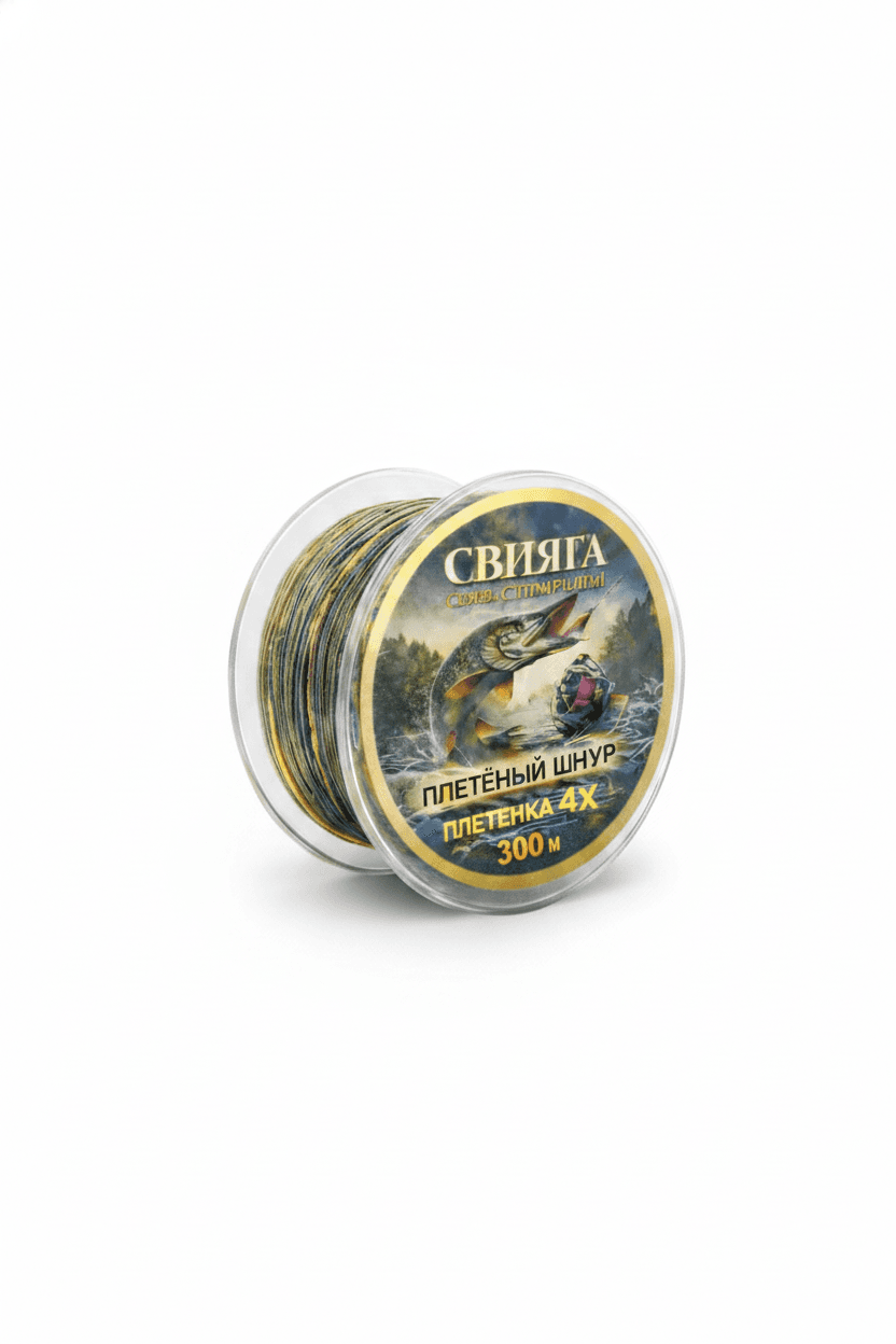 Плетенка рыболовная Свияга 300м X4 0.18 — улучшенное фото