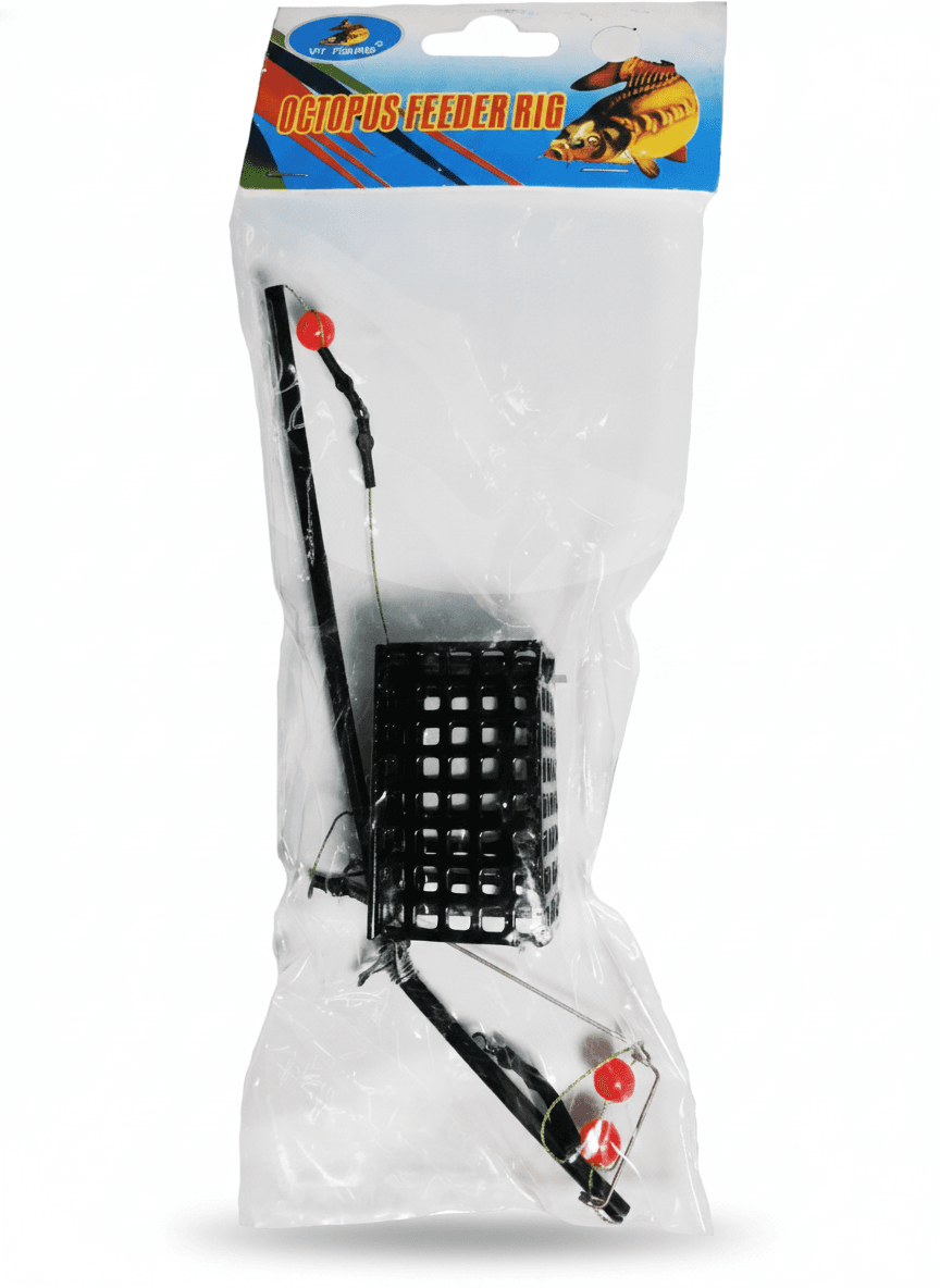 Карповый монтаж с металл. кормушкой Octopus Feeder Rig, 90 гр — улучшенное фото
