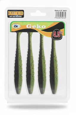 Мягкие приманки DIAMOND JUST ADD THE HOOK Geko 4.5" #A401 (4 шт) — улучшенное фото
