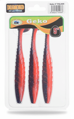 Мягкие приманки DIAMOND JUST ADD THE HOOK Geko 5" PAL#09 — улучшенное фото