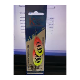 Вертушка Kill Fish двойная / цвет:оранж-желтый 17.5g — улучшенное фото