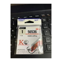 Крючки 56536 1/0.85 KAIZU w/Ring ( 5шт) — улучшенное фото
