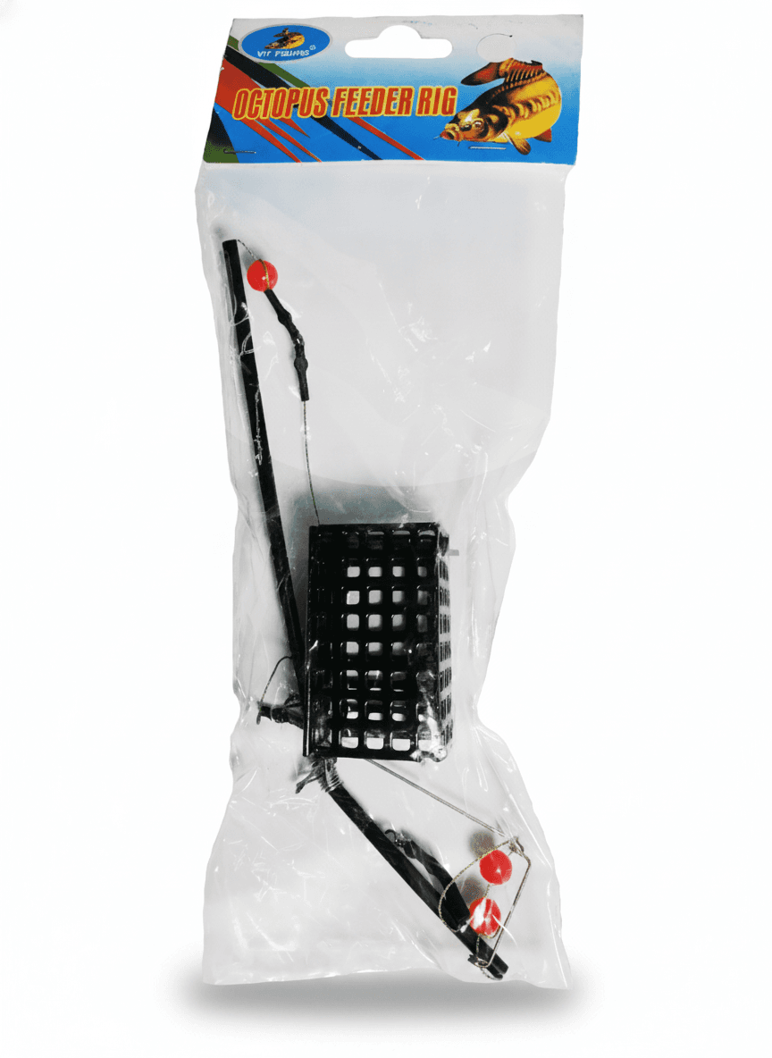 Карповый монтаж с металл. кормушкой Octopus Feeder Rig, 80 гр — улучшенное фото