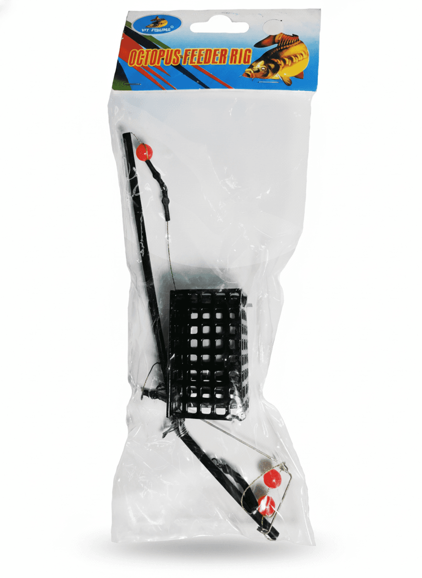 Карповый монтаж с металл. кормушкой Octopus Feeder Rig, 70 гр — улучшенное фото