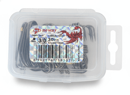 Набор крючков neway CARBON HOOKS 30/pcs Size: 3/0 — улучшенное фото