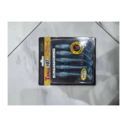 Мягкие приманки Lucky John pro series Tioga FAT голубые с блестками (5 шт) 140146-T05 — улучшенное фото