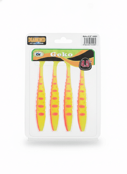 Мягкие приманки DIAMOND JUST ADD THE HOOK Geko 4.5" #A03 (4 шт) — улучшенное фото