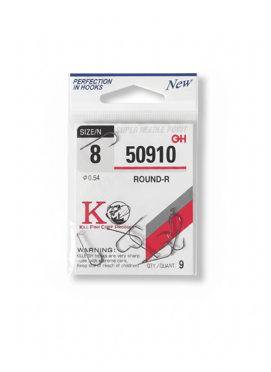 Крючки 50910-8 / 0.54 ROUND-R (9 шт) — улучшенное фото