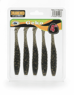 Мягкие приманки DIAMOND JUST ADD THE HOOK Geko 4" PAL#24 (5 шт) — улучшенное фото