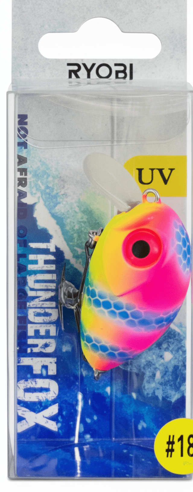 Воблер кренк RYOBI Thunder Fox 0.4-0.6m 3.8g 38мм UV#18 — улучшенное фото