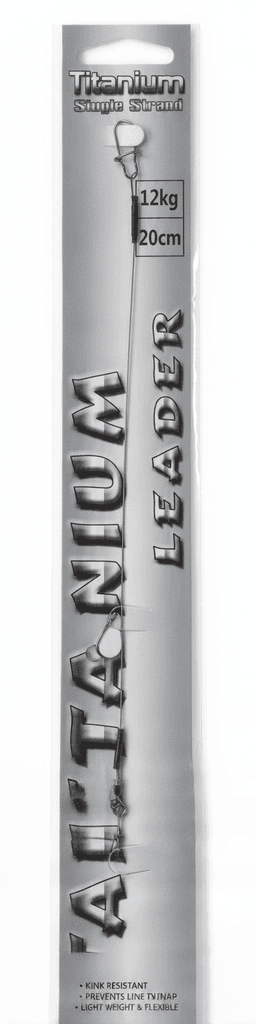 Поводок TITANIUM LEADER 12kg 20cm — улучшенное фото