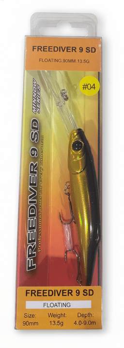 Воблер FREEDIVER 9 SD #04 FLOATING.90MM.13.5G — улучшенное фото