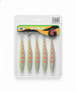 Мягкие приманки DIAMOND JUST ADD THE HOOK Geko 4" #A02 (5 шт) — улучшенное фото