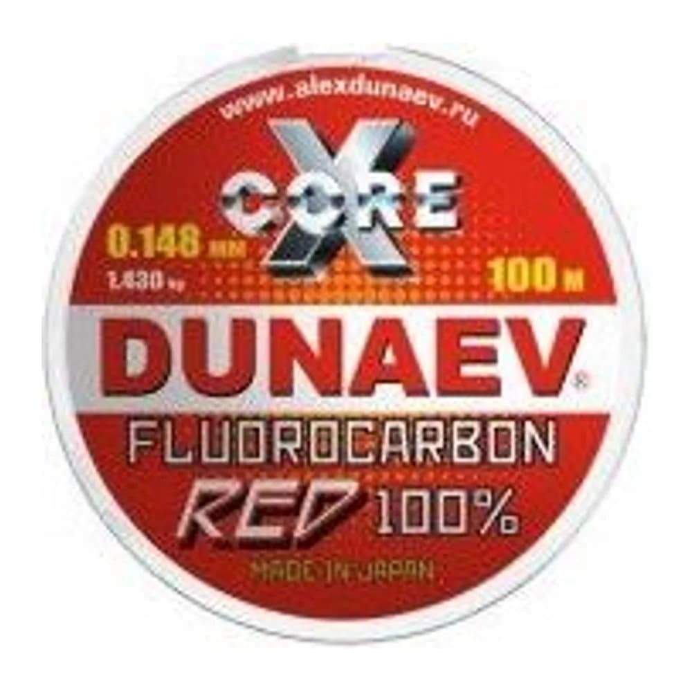 ЛЕСКА DUNAEV FLUOROCARBON RED 0.148ММ 100М — улучшенное фото