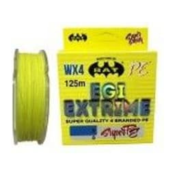 ЛЕСКА ПЛЕТЕНАЯ BAT PE EGI EXTRIME NEW YELLOW 125 М., 0,22 ММ. — улучшенное фото