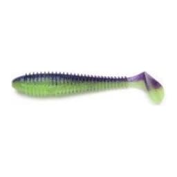 СИЛИКОНОВАЯ ПРИМАНКА RIBBED WORM FAT 7.8 20СМ.#029 SLIVA LIME (UV) (1 ШТ) — улучшенное фото