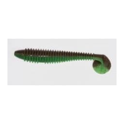 СИЛИКОНОВАЯ ПРИМАНКА RIBBED WORM FAT 7.8 20 СМ. #026 KIWI GREEN (UV) (1 ШТ) — улучшенное фото