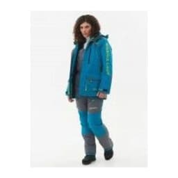 КОСТЮМ ЗИМНИЙ ЖЕНСКИЙ SIBERIA LADY ТКАНЬ BREATHABLE ЦВЕТ БИРЮЗА/СЕРЫЙ (РАЗМЕР: 40-42, РОСТ: 158-164) — улучшенное фото