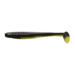 МЯГКИЕ ПРИМАНКИ NOIKE WOBBLE SHAD 7.5 #128-BLACK BACK/LIME (2 ШТ.) — улучшенное фото