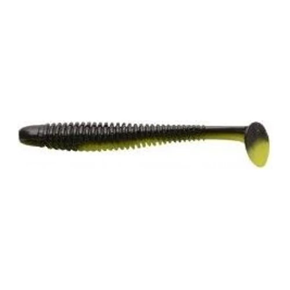 МЯГКИЕ ПРИМАНКИ NOIKE WOBBLE SHAD 7.5 #128-BLACK BACK/LIME (2 ШТ.) — улучшенное фото