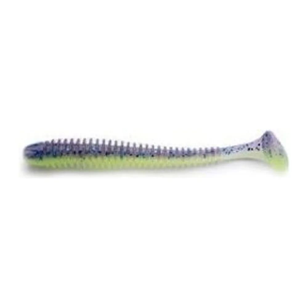 ПРИМАНКА СИЛИКОНОВАЯ KEITECH SWING IMPACT 4.5 PAL #06 VIOLET LIME BELLY — улучшенное фото