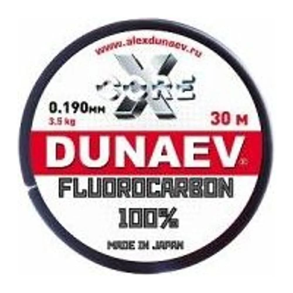 ЛЕСКА DUNAEV FLUOROCARBON 0.190ММ 30М — улучшенное фото