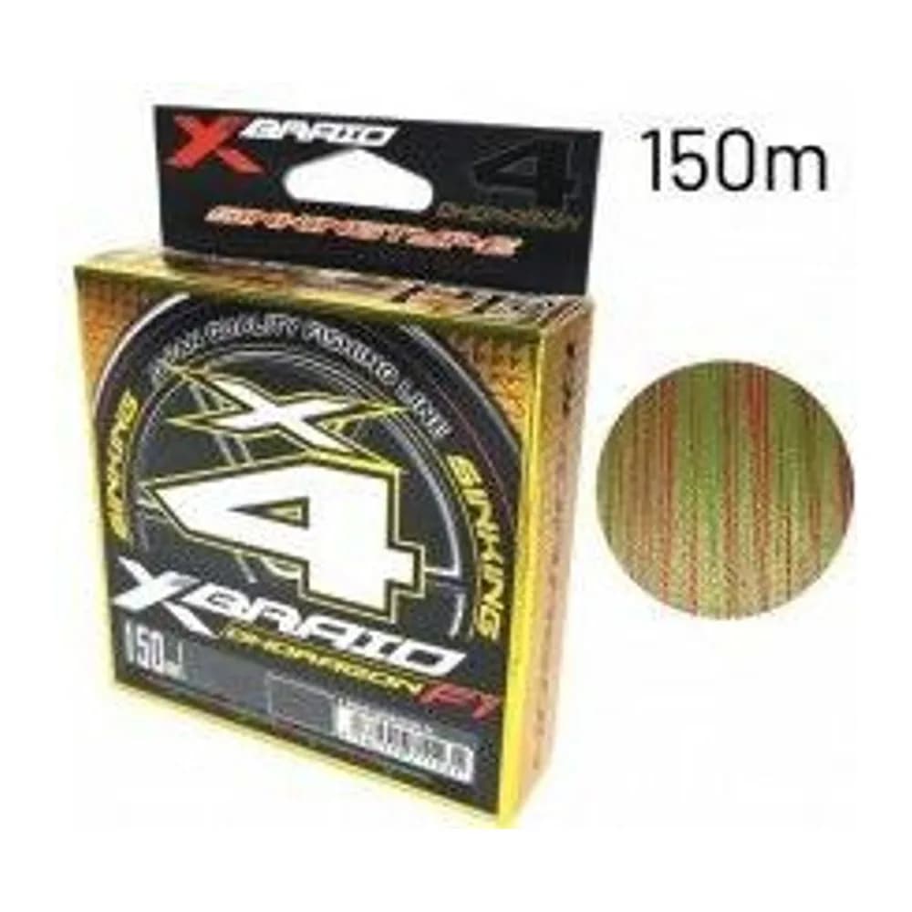 ШНУР YGK X-BRAID OHDRAGON X4 SS1.40 150M #1.0-16.5LB — улучшенное фото