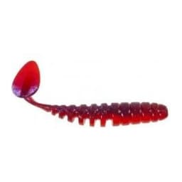 ПРИМАНКА ZUB-SHAD 75ММ(3)-6ШТ, (ЦВЕТ 021) ФИОЛЕТОВЫЙ ВЕРХ -КРАСНЫЙ НИЗ — улучшенное фото