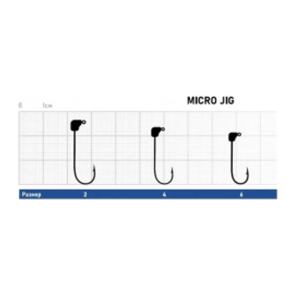 ДЖИГ ГОЛОВКА ZUB MICRO JIG 506 (КРЮЧОК 6) 0.5Г. (УПАК. 5 ШТ) — улучшенное фото