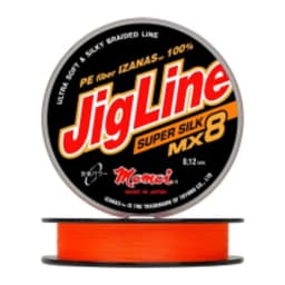 ШНУР JIGLINE SUPER SILK 0,14ММ, 11,0КГ, 150М , ОРАНЖЕВЫЙ — улучшенное фото