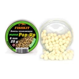 БОЙЛЫ FISHKIT POP-UP 6 MM КОНОПЛЯ — улучшенное фото