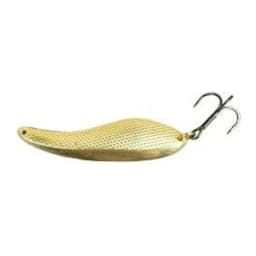 БЛЕСНА 'GOLDEN RIVER' - КУКРИ (ЯТАГАН ЭЛЛИПС) НАБИВКА, 20 ГРАММ, 70 ММ, ЗОЛОТОЙ — улучшенное фото