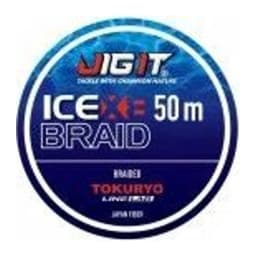 ПЛЕТЁНЫЙ ШНУР JIG IT X TOKURYO ICE BRAID X8 BLUE 0.8 (0.10ММ) PE 50M — улучшенное фото
