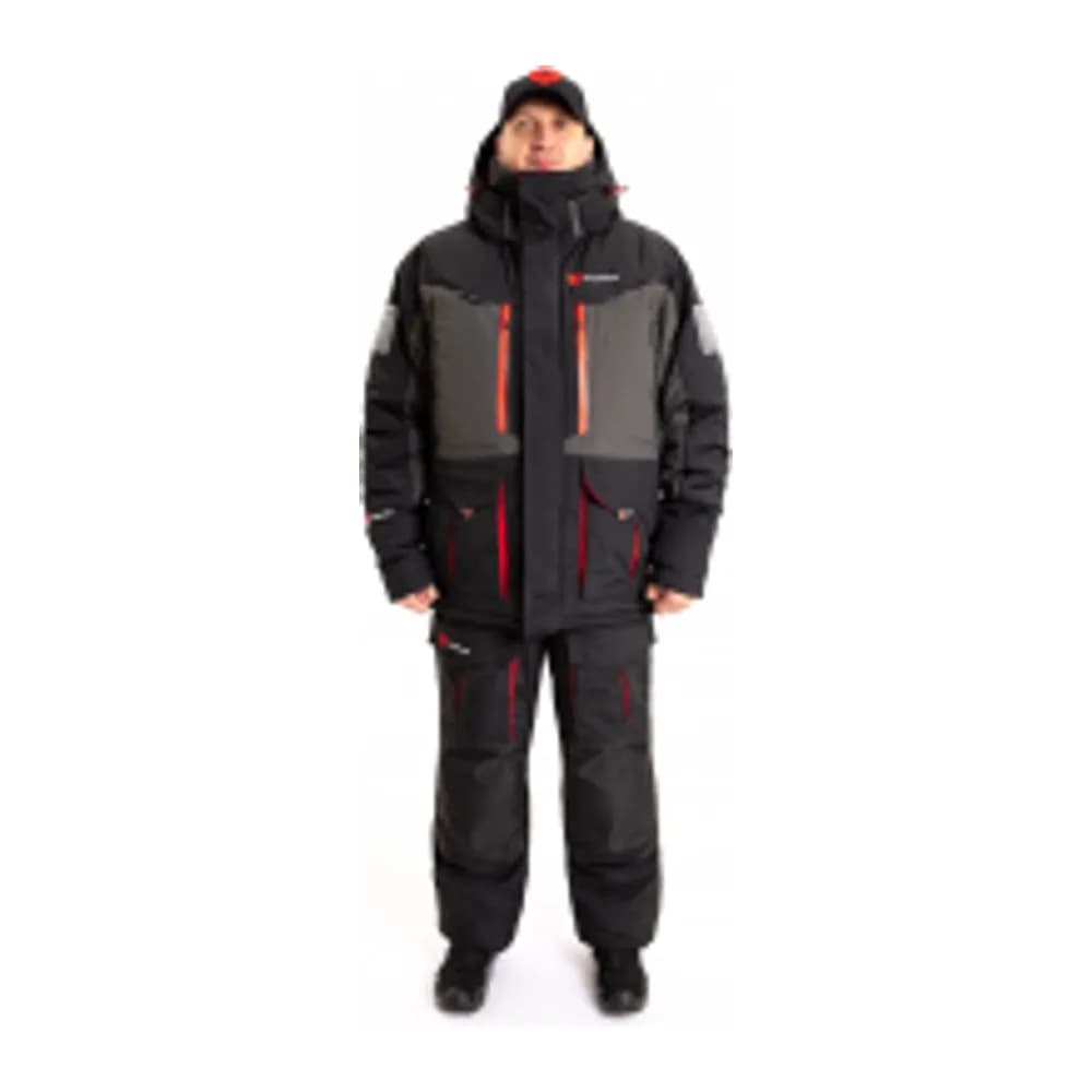 КОСТЮМ TITAN2 -45 ГРАФИТ/ЧЕРНЫЙ 48-50 170-176 — улучшенное фото