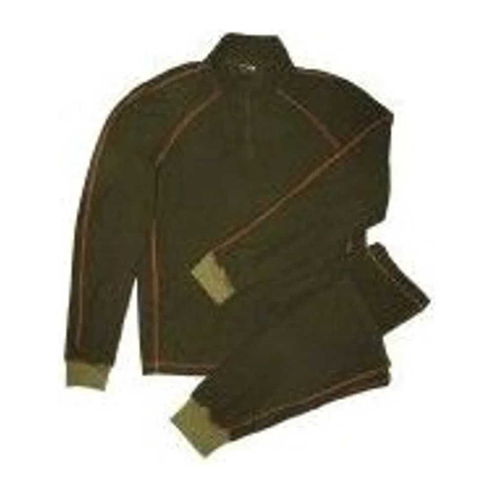 ТЕРМОБЕЛЬЕ THERMOLINE ZIP ТКАНЬ ФЛИС ФАКТУРНЫЙ ЦВЕТ ХАКИ (РАЗМЕР: 46-48 (M), РОСТ: 170-176) — улучшенное фото