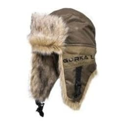 ШАПКА УШАНКА ЗИМНЯЯ ГОРКА-ЛЮКС ТКАНЬ BREATHABLE CAMO ЦВЕТ ХАКИ (РАЗМЕР 56-58) — улучшенное фото