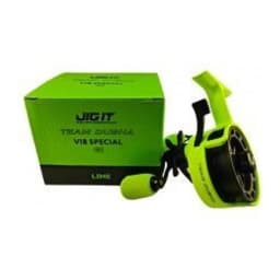 КАТУШКА ЗИМНЯЯ JIG IT TEAM DUBNA VIB SPECIAL G2 LIME, RIGHT HAND — улучшенное фото