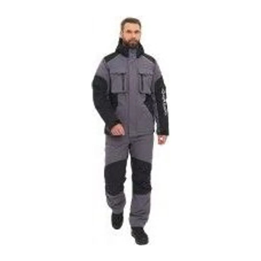 КОСТЮМ ДЕМИСЕЗОННЫЙ ТОРНАДО -15 ТКАНЬ BREATHABLE ЦВЕТ СЕРЫЙ (РАЗМЕР: 56-58, РОСТ: 170-176) — улучшенное фото