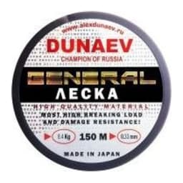 ЛЕСКА ДУНАЕВ GENERAL ALL ROUND 150M 0.33ММ — улучшенное фото