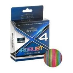 ШНУР NARVAL FISHING ROBUST X4 PE 150M (MULTICOLOUR) #0.6/0.128MM 4.54KG/10LB — улучшенное фото