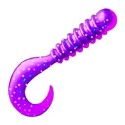 ПРИМАНКА ZUB-TWIST-NANO 30ММ(1,2)-15ШТ, (ЦВЕТ 610) ФИОЛЕТОВЫЙ С БЛЕСТКАМИ — улучшенное фото