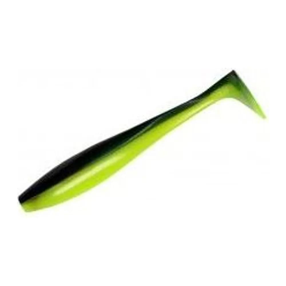 МЯГКИЕ ПРИМАНКИ NARVAL FISHING CHOPPY TAIL 12CM #045-BLACK LIME — улучшенное фото