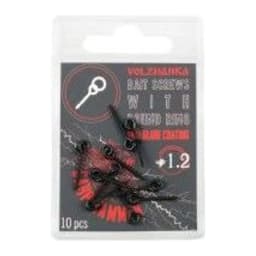 САМОРЕЗ С КОЛЬЦОМ VOLZHANKA BAIT SCREW 12MM (10ШТ/УП) — улучшенное фото