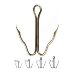 КРЮЧКИ ДВОЙНИК VD-086 (BN) DOUBLE PARROT BEAK №2, 25 ШТ/УП — улучшенное фото
