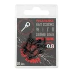САМОРЕЗ С КОЛЬЦОМ VOLZHANKA BAIT SCREW 8MM (10ШТ/УП) — улучшенное фото
