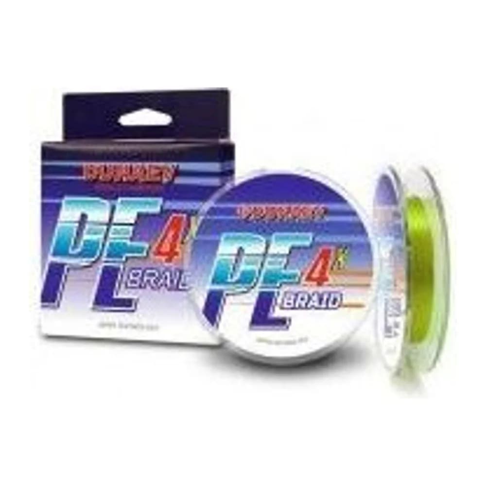 ШНУР DUNAEV BRAID PE X4 150М 0,34ММ ЯРКО ЗЕЛЁНЫЙ — улучшенное фото