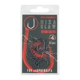 КРЮЧОК КАРПОВЫЙ VOLZHANKA MIXA CLAW TEFLON № 4 (10 ШТУК) — улучшенное фото
