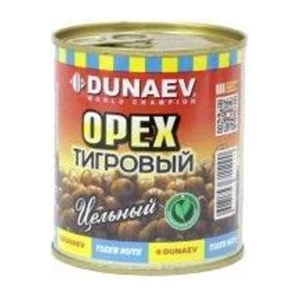 ДОБАВКА ДЛЯ ПРИКОРМКИ МЕТАЛЛОБАНКА 320МЛ ДУНАЕВ ТИГРОВЫЙ ОРЕХ ЦЕЛЬНЫЙ — улучшенное фото