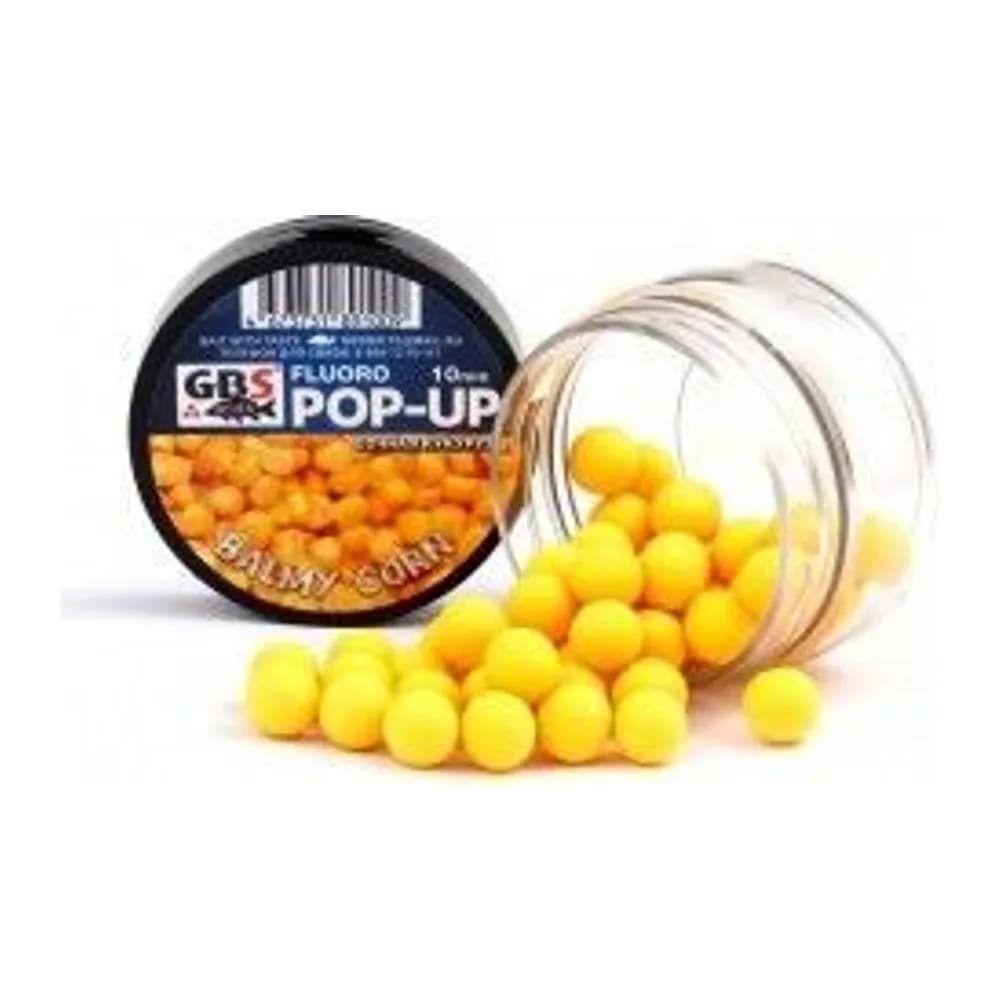 БОЙЛЫ POP-UP GBS BALMY CORN (СОЧНАЯ КУКУРУЗА) (55 Г, 10 ММ, БАНКА) — улучшенное фото