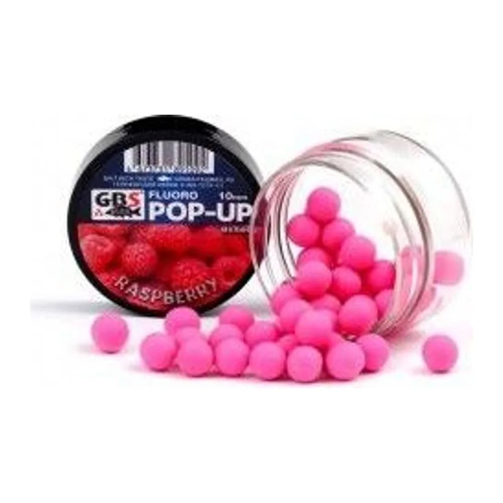 БОЙЛЫ POP-UP GBS RASPBERRY (МАЛИНА) (55 Г, 12 ММ, БАНКА) — улучшенное фото